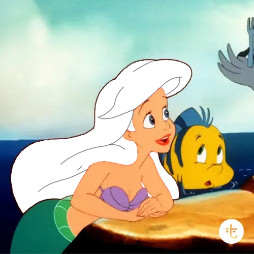 Ariel color guessing game template art