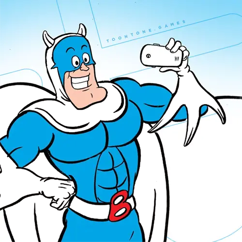Bananaman color guessing game template art