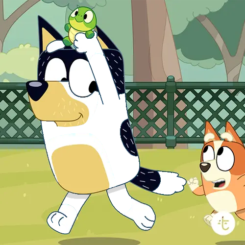 Bandit_Heeler color guessing game template art