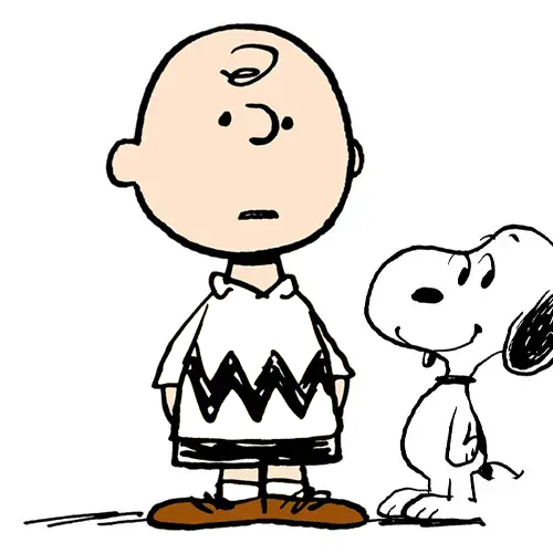 Charlie Brown color guessing game template art