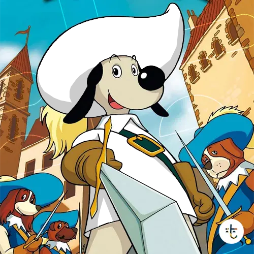 Dogtanian color guessing game template art