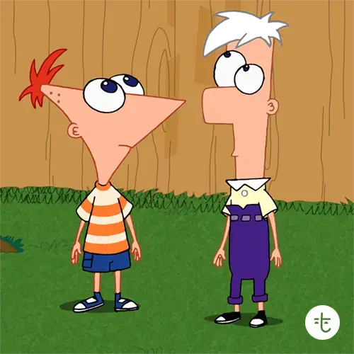Ferb Fletcher color guessing game template art