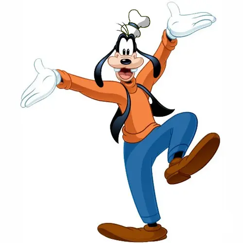 Goofy color guessing game template art