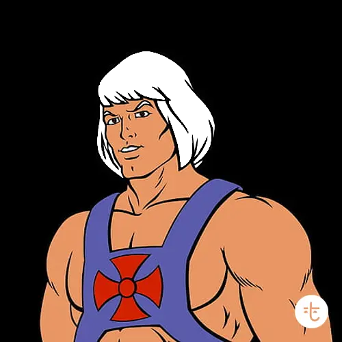 He-Man color guessing game template art