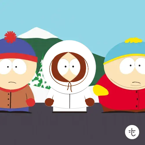 Kenny McCormick color guessing game template art