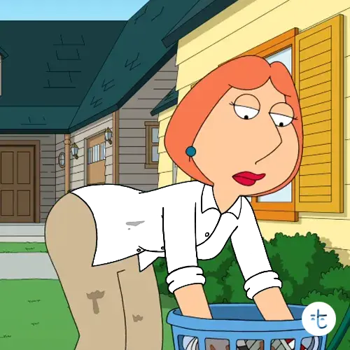 Lois Griffin color guessing game template art