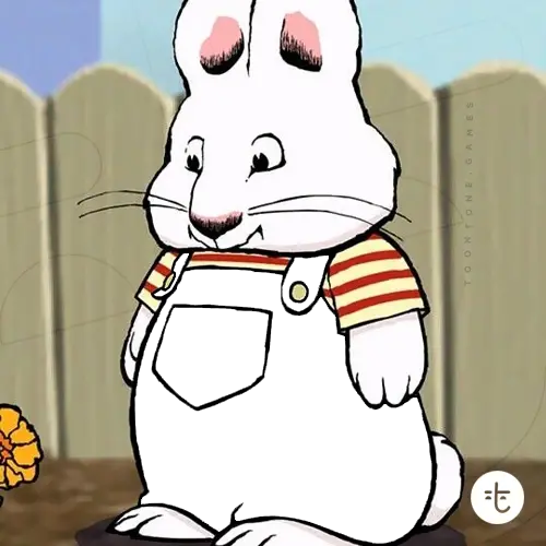 Max Bunny color guessing game template art