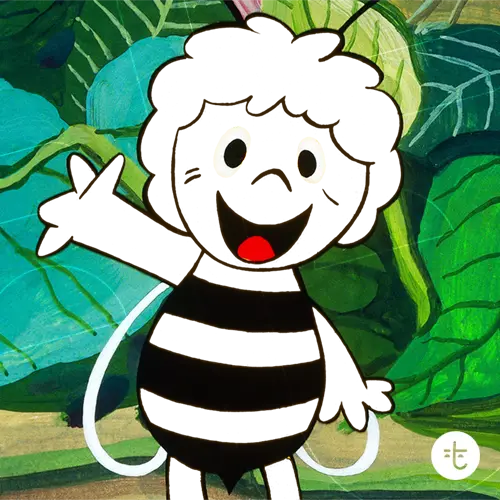 Maya the Bee color guessing game template art