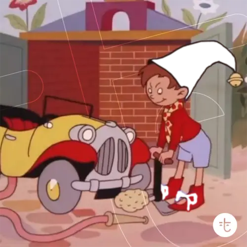 Noddy color guessing game template art