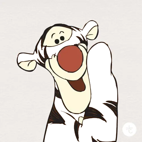 Tigger color guessing game template art
