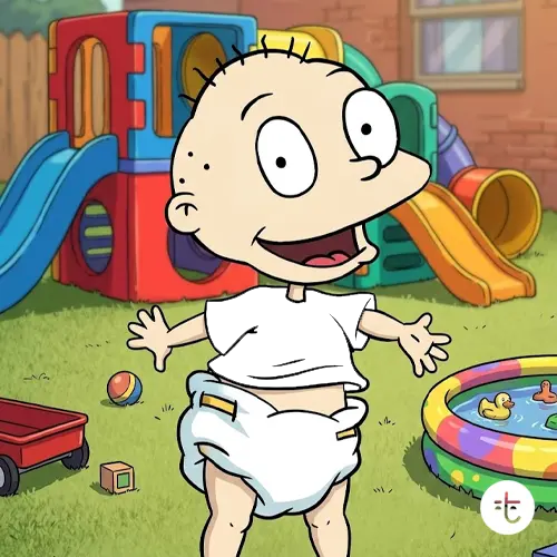 Tommy Pickles color guessing game template art