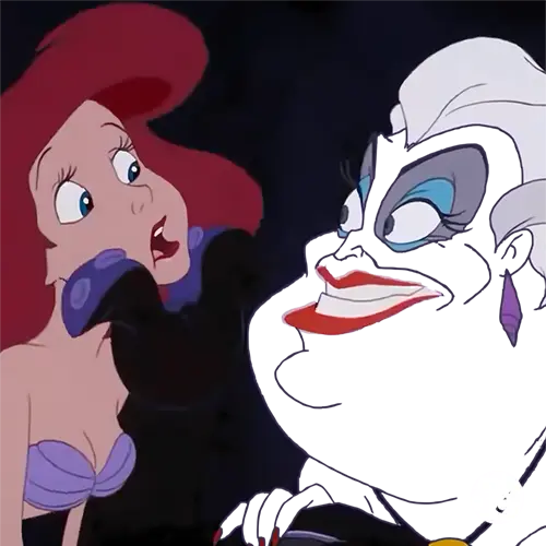 Ursula color guessing game template art